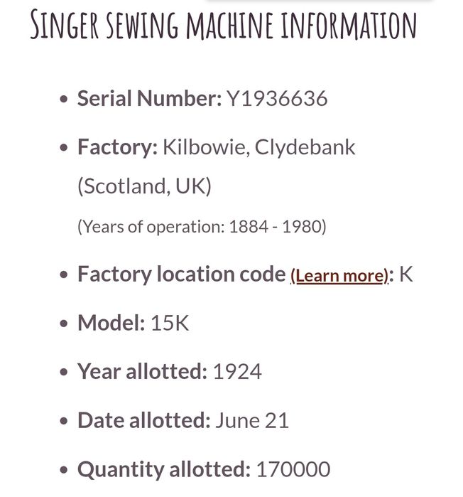 Шевна машина Singer от 1924г.
