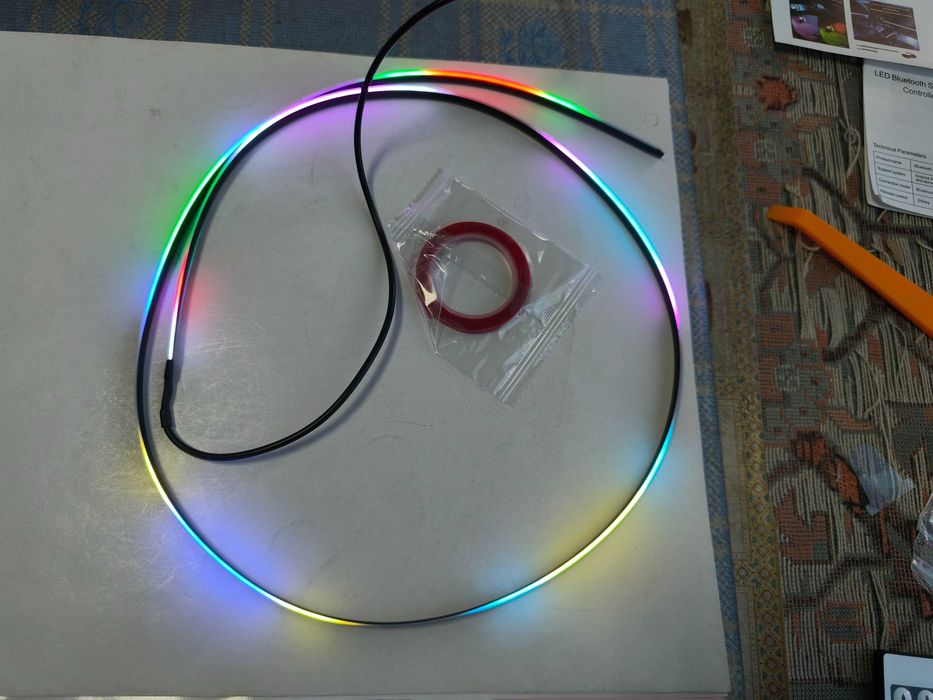 Kit banda led rgb interior 110 cm