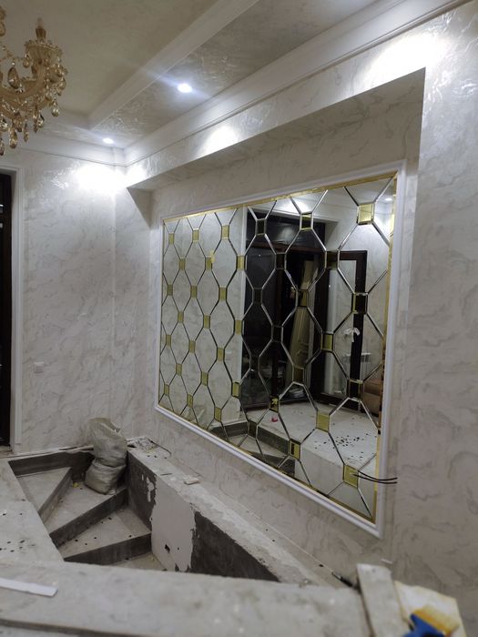 Ромбик зеркало декоративные элементы зеркало Душавой кабина