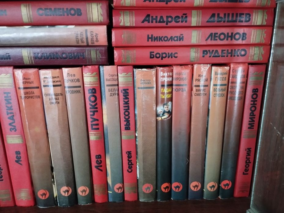 Чёрная кошка,серия книг.