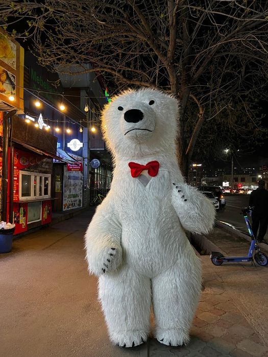 ЗАКАЖИ МЕНЯ !!! Поздравления от Белого Медведя, Белая мишка