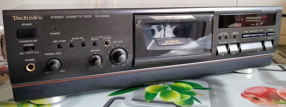 Deck 3 head Technics Rs-Bx 646 Japan impecabil