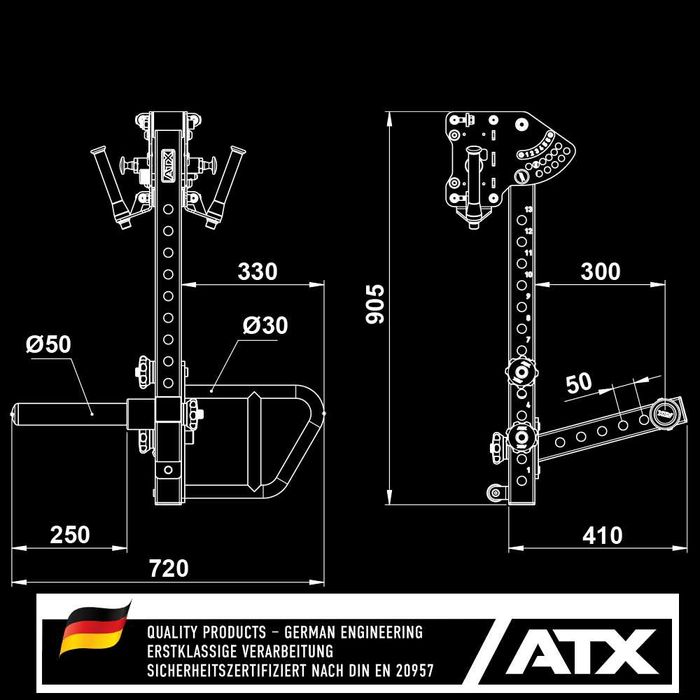 Фитнес Стойки / Лостови Рамена / Jammer Arms RRL-600 / Приставки