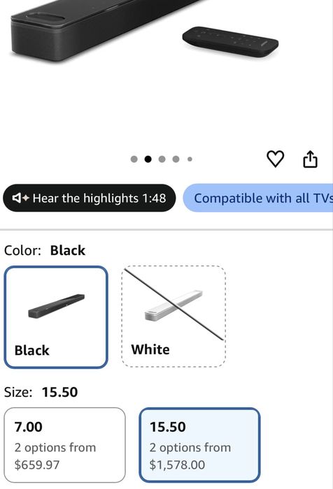 Новый soundbar, домашний кинотеатр Bose Smart900 + Bass700 + Surround