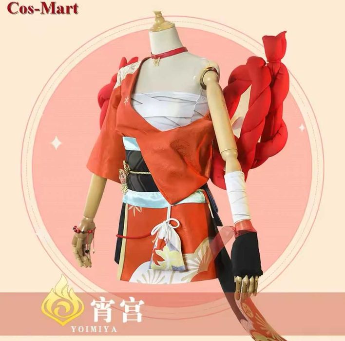 Yoimiya Cosplay Costume Genshin Impact