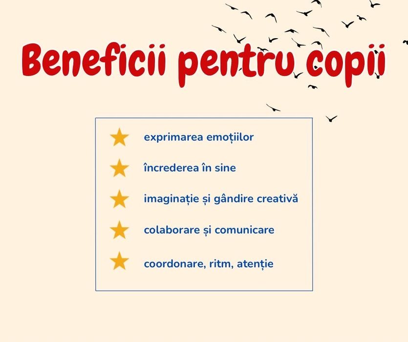 Atelierele Creative curs copii actorie dans pictat muzica