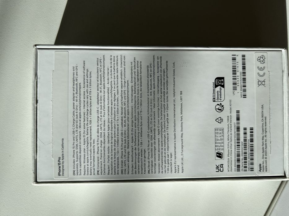 IPhone 15 Pro White Titanium