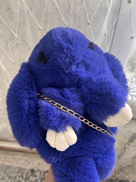 сумка зайчик синий