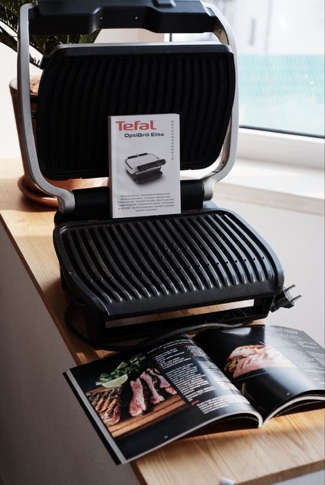 Продам умный гриль Tefal OptiGrill Elite в идеальном состоянии