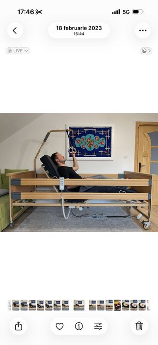 Închiriere pat de spital electric