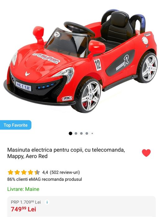 Mașinuța electrica MAPPY