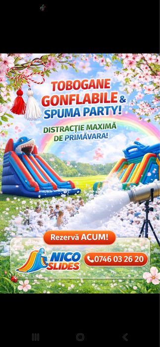 Spuma  Party pentru petreceri reusite