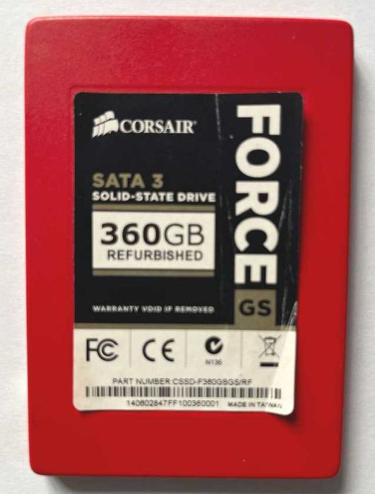 SSD 360GB Corsair 2.5" Sata 3 - 100 Sanatate
