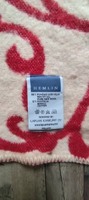 Вълнена финландска завивка, одеяло от Lapuan Kankurit