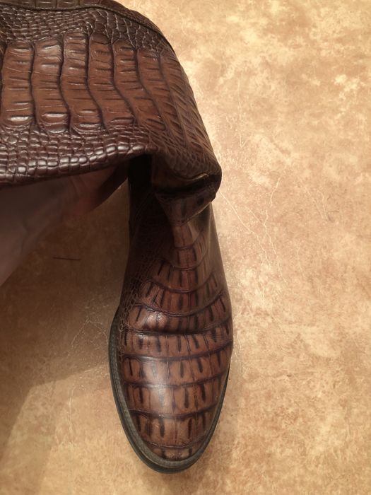 Сапоги из натуральной кожи