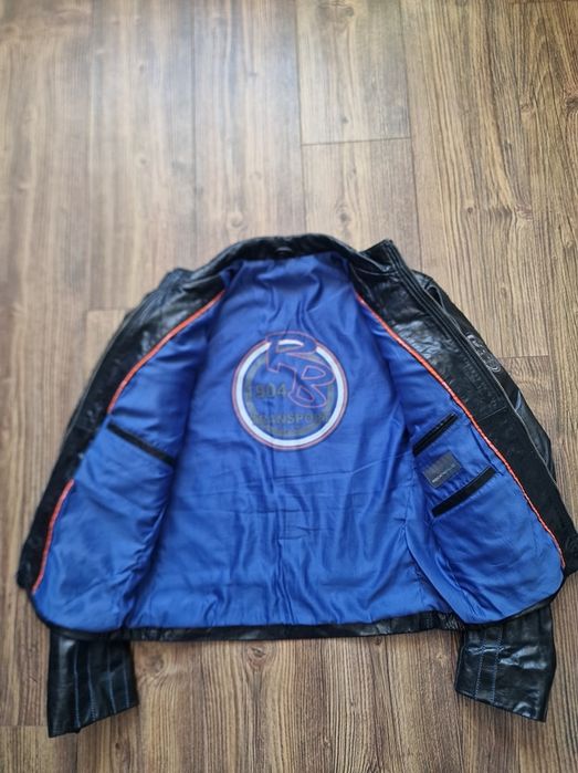 Страхотно мъжко кожено яке ROCKENBLUE,  естествена кожа,  размер  S