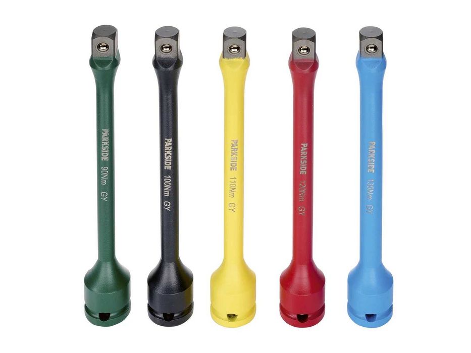 Set extensie prelungitoare 20 cm  1/2 PARKSIDE Twist, 5 piese