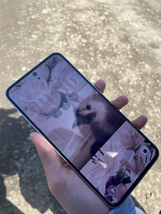 Самсунг а56 ярко-серый