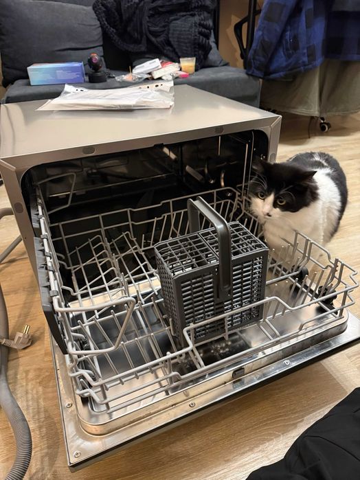 Компактна мини съдомиялна Candy CP 6E51LS | ГАРАНЦИЯ | КАТО НОВА