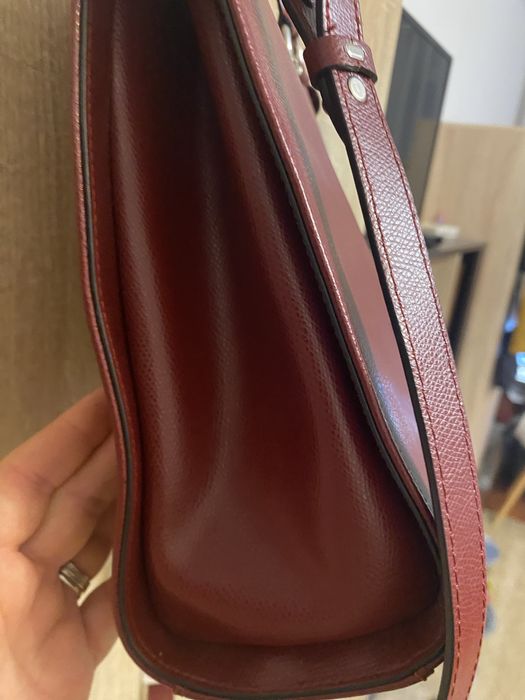 Geanta Musette piele naturala