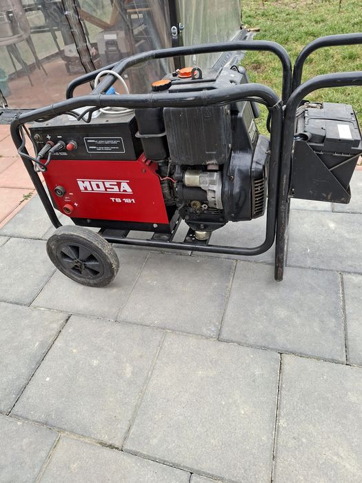 Generator Mosa 6.5 si motor Lombardini cu sudura