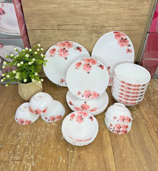 Набор посуды 24 предмета Китай. Подарочная коробка