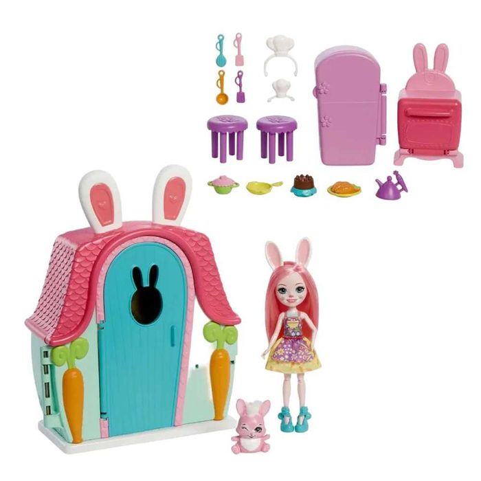 Игровой набор с куклой Домик Бри Кролик Enchantimals Mattel