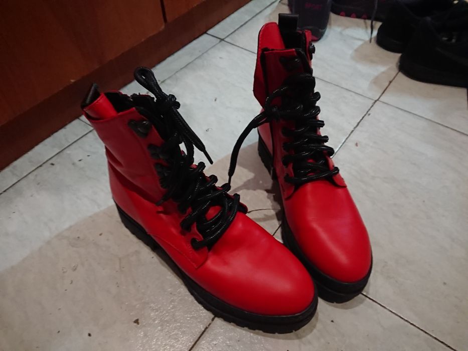 Боти, кожени 39 номер