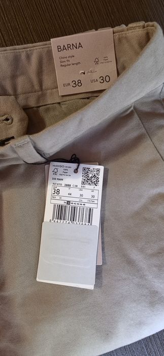 Pantaloni Mango slim fit