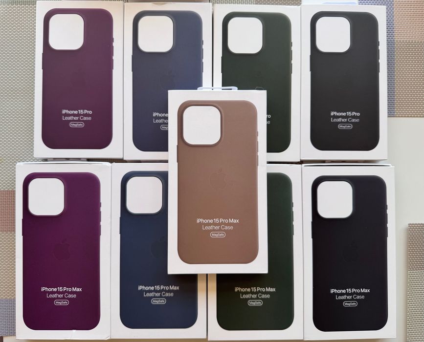 Husa / Carcasa Iphone 15 Pro 15 Pro Max Leather