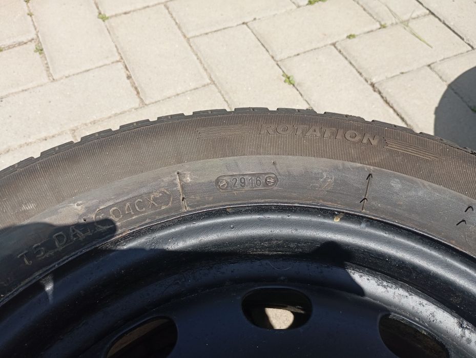 Jante tabla Ford 15 R 4 prezoane  + doua  anvelope TIGAR (195/60 R 15)