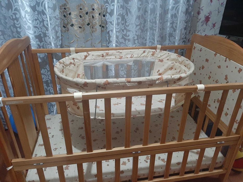 Детская кровать манеж б/у