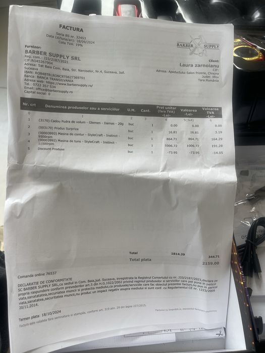 Vand 2 masini Instinct SC