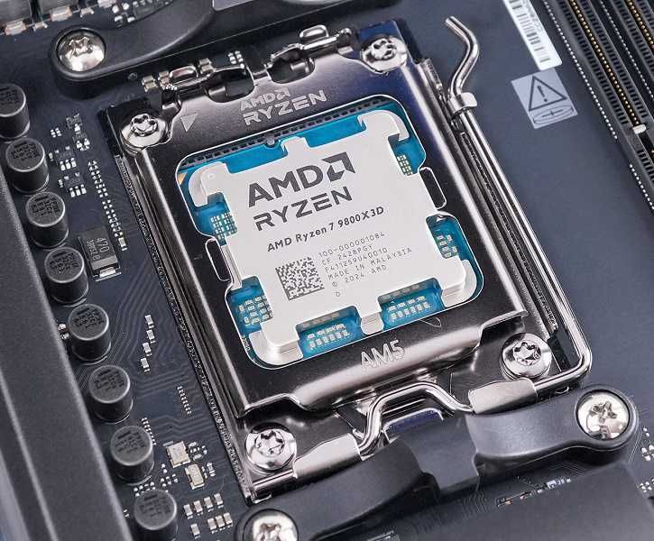 Король производительности игр AMD Ryzen 9800X3D от офиц. поставщика!