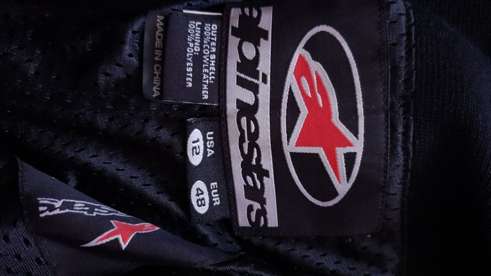 Pantaloni Moto Alpinestars Track Leather