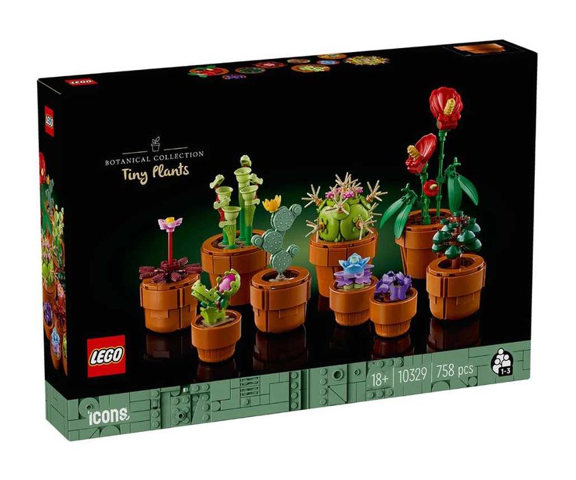 Lego Botanical - 10329 Tiny Plants, 10309 Succulents, 10281 Bonsai Tree