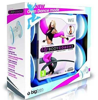 Set gantere si joc fitness pentru Nintendo Wii / PlayStation Move PS3