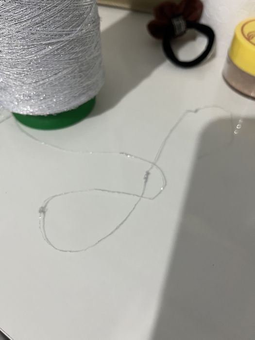 Продам тонкую пряжу  люрикс