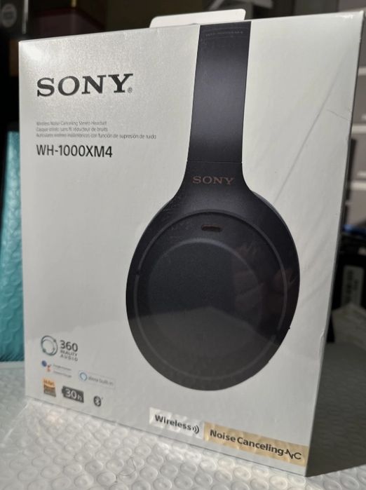 SONY WH-1000XM4 чисто нови слушалки без забележка не audiotehnika bose
