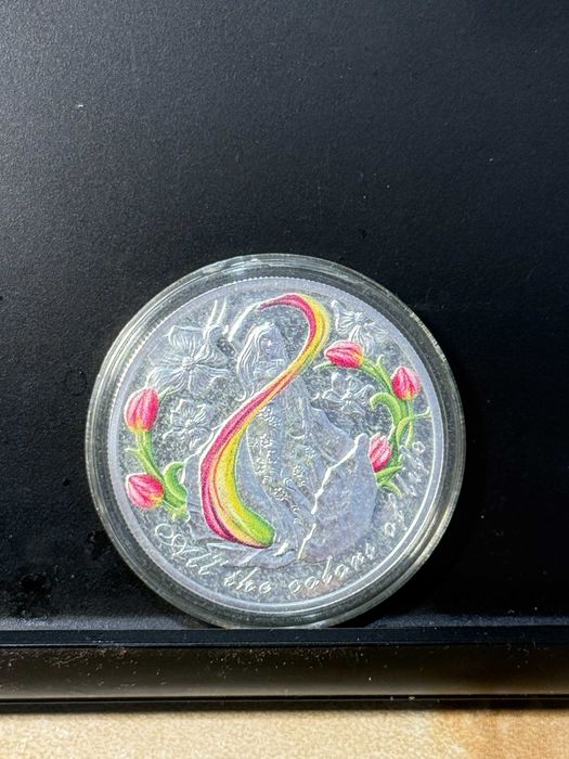 Серебряная монета Все цвета жизни