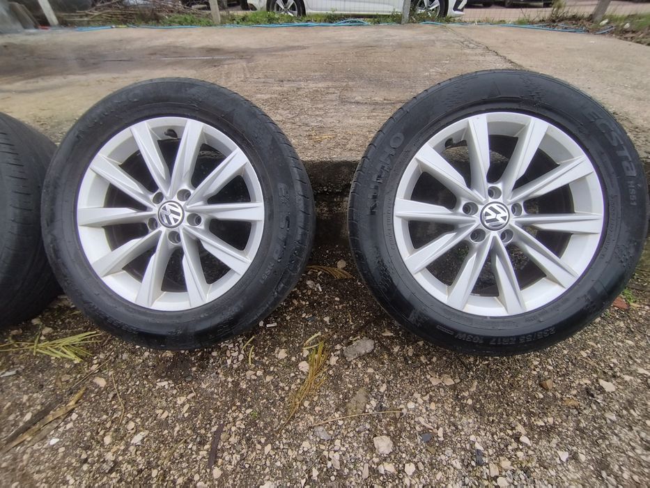 235/55/17 джанти с гуми vw tiguan, passat, sharan