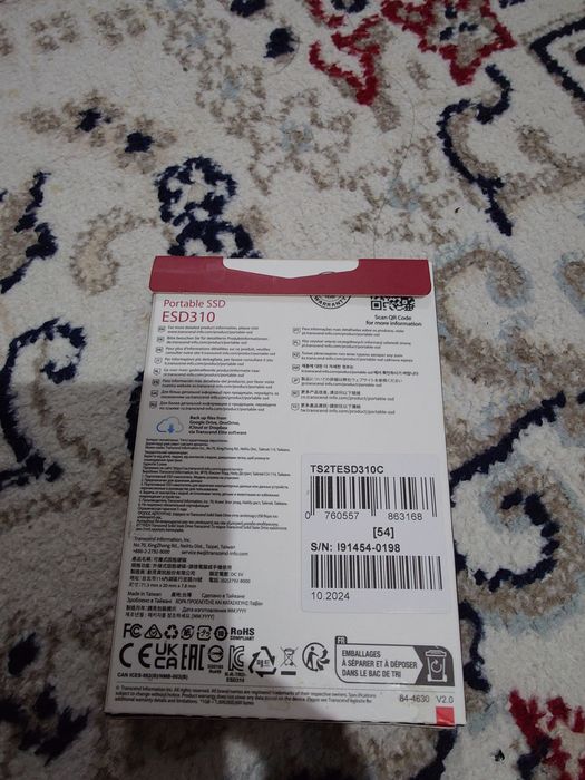 Внешний накопитель Transcend TS2TESD310C 2000 Гб