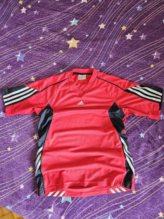 Tricou rosu adidas vintage