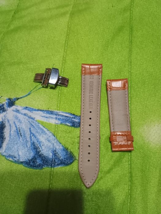 Curea ceas piele Coniac