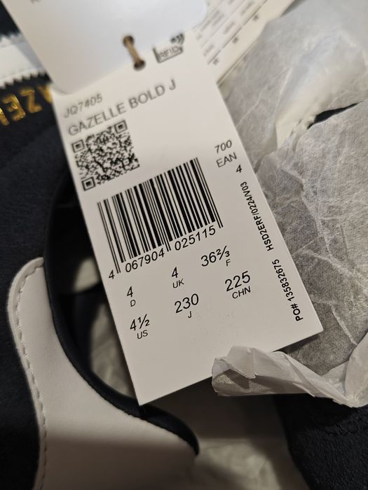 Adidași Adidas Gazelle Bold originali piele naturală cool top