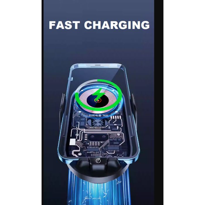 Поставка стойка за телефон с безжично зарядно Wireless Charger, държач за телефон със зареждане