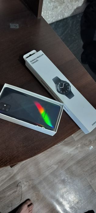 Продам смартфон galaxy a51 и часы galaxy watch 4 series