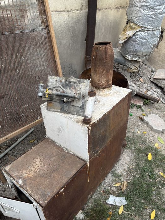 Печь уголь и газ