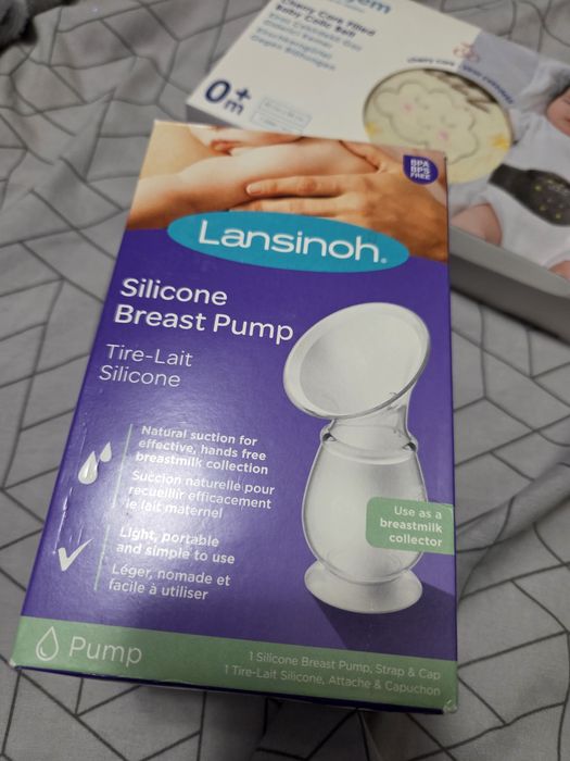 Помпа Lansinoh и колан за колики