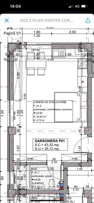 Garsoniera | Parter inalt | Sea Breeze Residence | Mamaia Nord